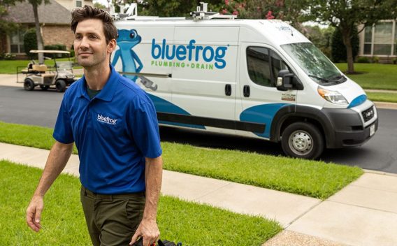 BF-Van-and-Tech-1 Bluefrog plumbing Drain Cleaning & Clearing